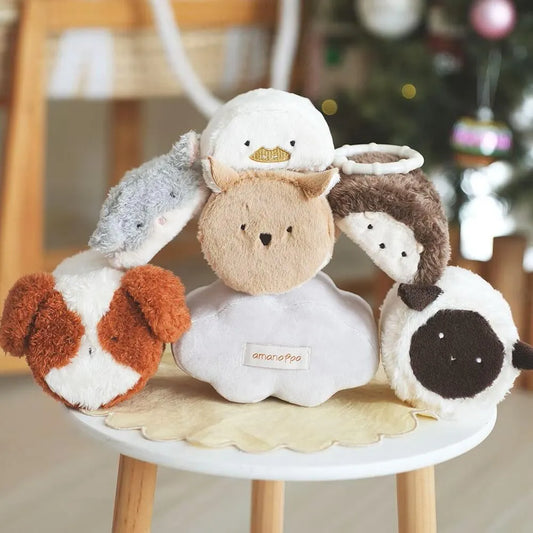 出産祝いにおすすめ ベビーギフト 洗濯できる布おもちゃ もちふわブロック