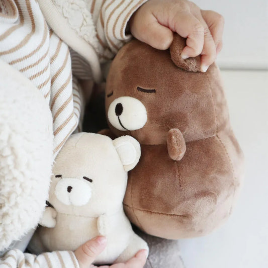 出産祝いにおすすめ ベビーギフト 起きあがりこぼしとラトルのぬいぐるみセット ゆらゆら親子でねんね