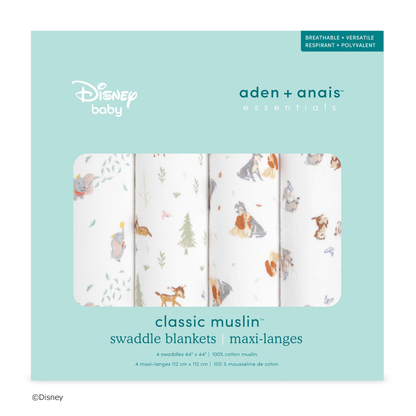 aden + anais essentials エイデンアンドアネイ エッセンシャルズ おくるみスワドル ディズニー+フレンズ パッケージ