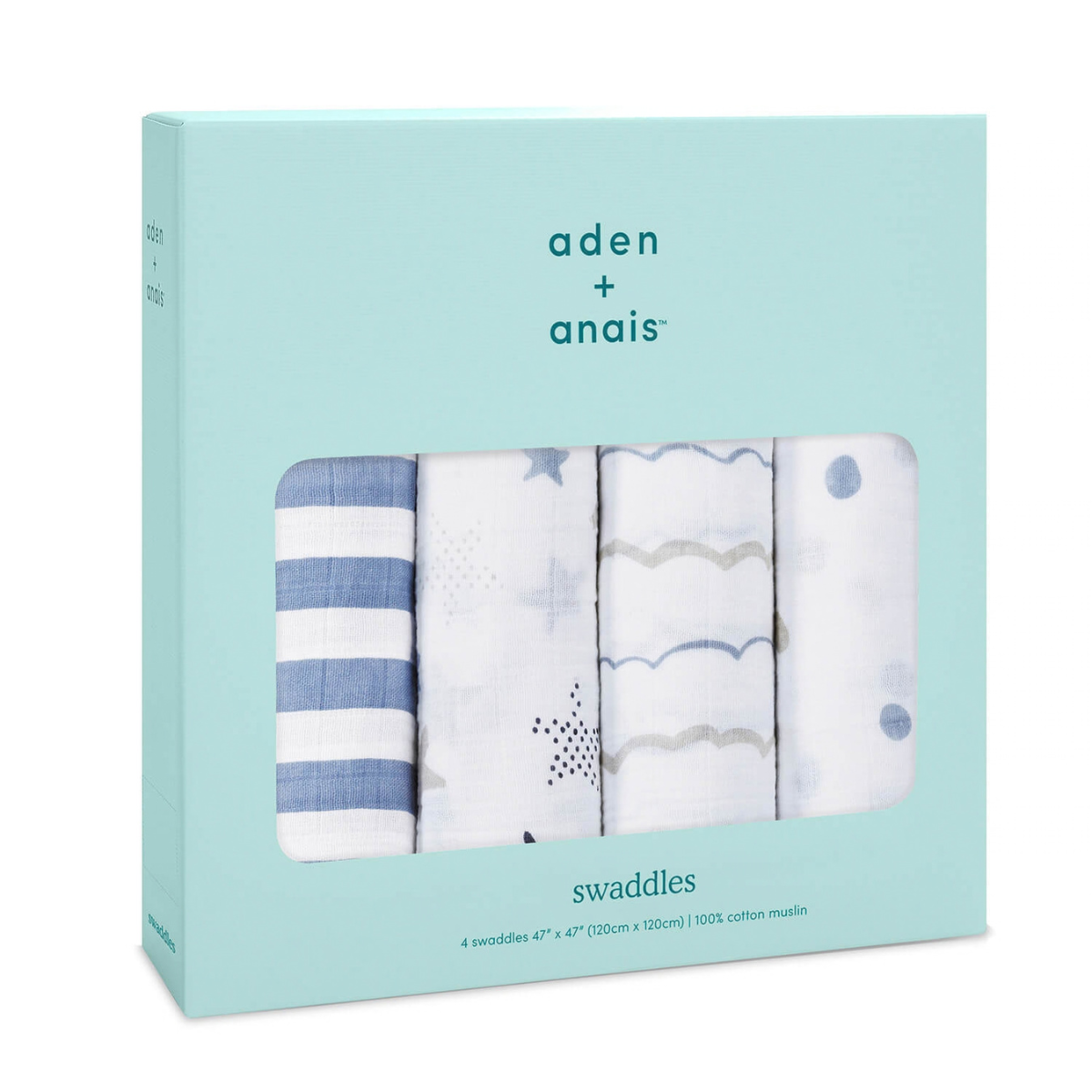 aden + anais エイデンアンドアネイ おくるみスワドル ロックスター パッケージ