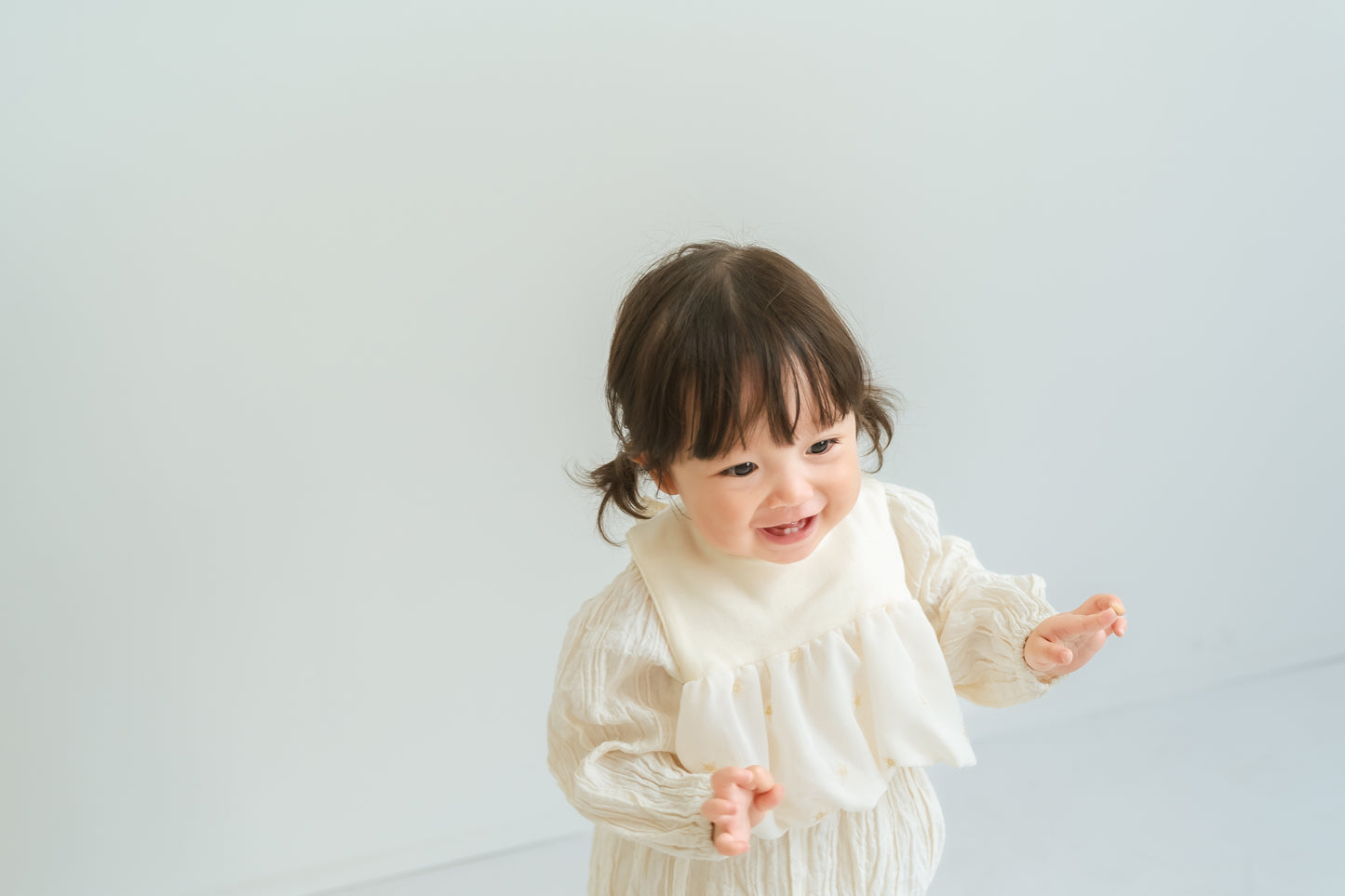 出産祝いギフト ラメスター スタイ 日本製 Lien de famille ホワイト ピンク