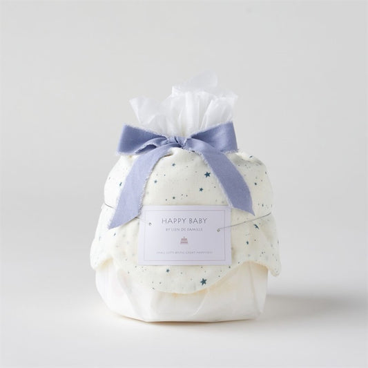 出産祝いギフト おむつケーキ おむつ10枚＋大きめスタイ1枚 Lien de famille スター