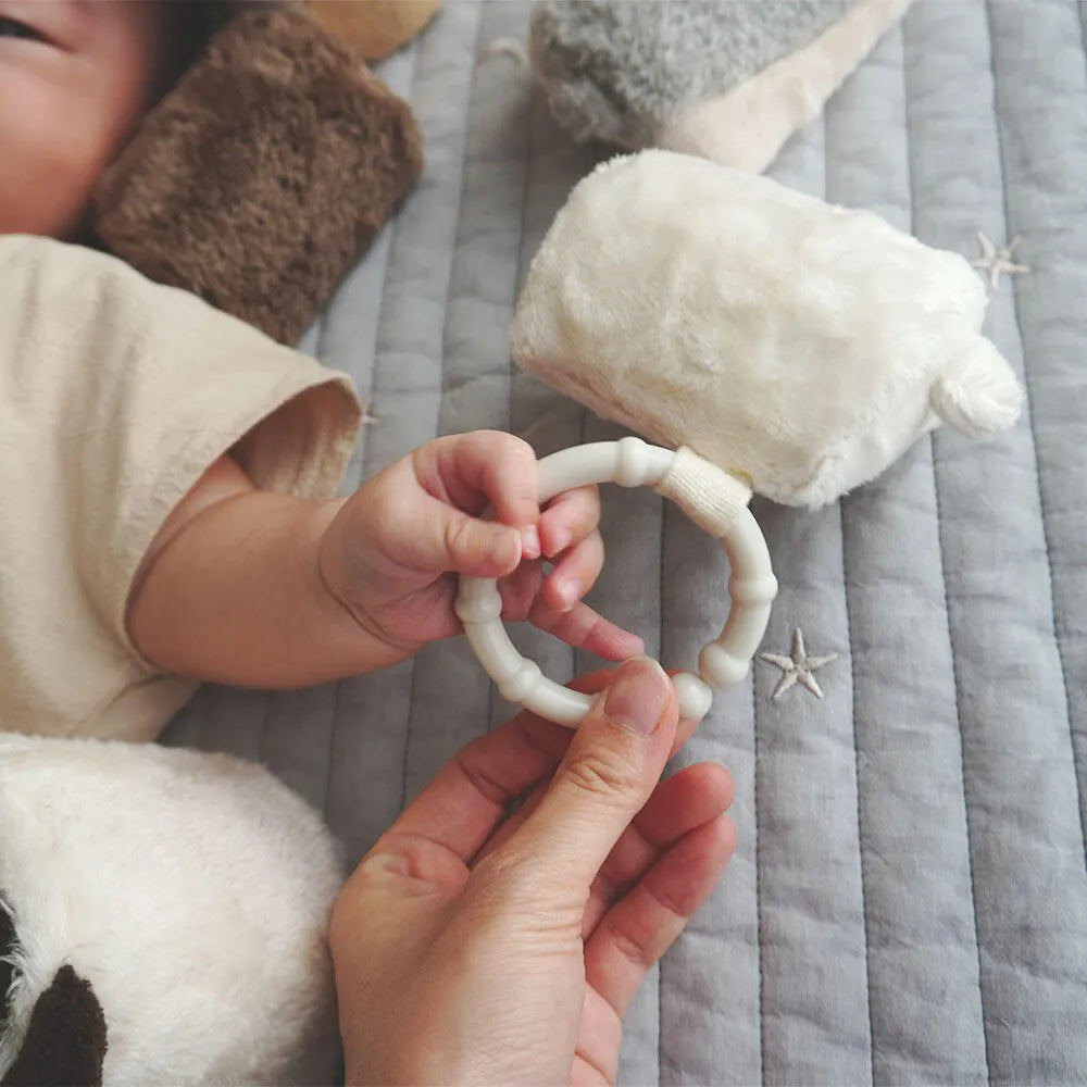 出産祝いにおすすめ ベビーギフト 洗濯できる布おもちゃ もちふわブロック