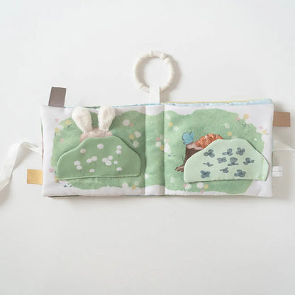 出産祝いにおすすめ ベビーギフト 洗濯できる布絵本 「こぐまくんの焼きたてパン」