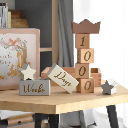 出産祝いにおすすめ ベビーギフト アニバーサリーつみき coccole story 木製 知育玩具