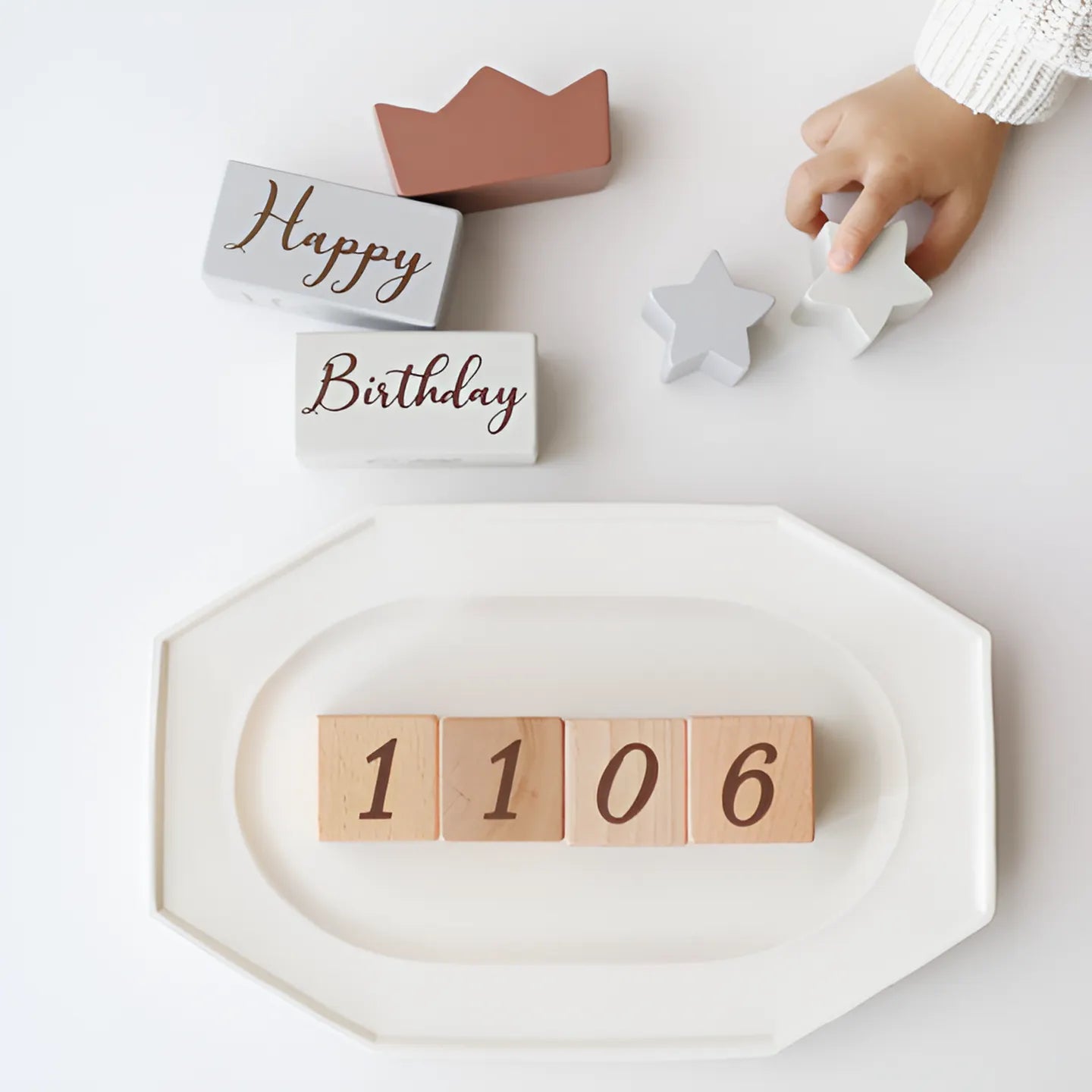 出産祝いにおすすめ ベビーギフト アニバーサリーつみき coccole story 木製 知育玩具