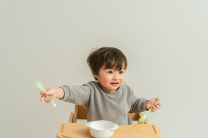 出産祝いにおすすめ 日本製 食器3点セット お椀・スプーン・フォーク 食洗機対応 lien de famille  リヤンドファミーユ