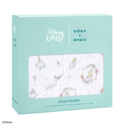 出産祝いギフト ディズニー ベビーギフト aden + anais エイデンアンドアネイ オーガニックコットン100% モスリン ダブルガーゼ ブランケット アリスインワンダーランド ディズニーベビーコレクション