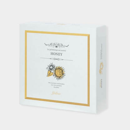 ハンカチと石鹸のギフトセット SAVON de Marseille イエロー