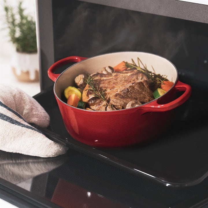 ル・クルーゼ LE CREUSET シグニチャー・ココット・ロンド 20cm チェリーレッド オレンジ 【お取り寄せ商品】