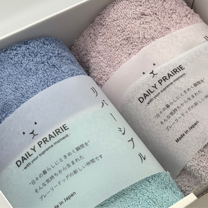 フェイスタオル ギフトセット 今治タオル リバーシブル 2枚セット